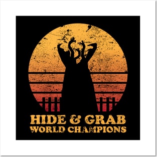 Hide & Grab World Champions - Graboids - Tremors - Horror Art Posters and Art